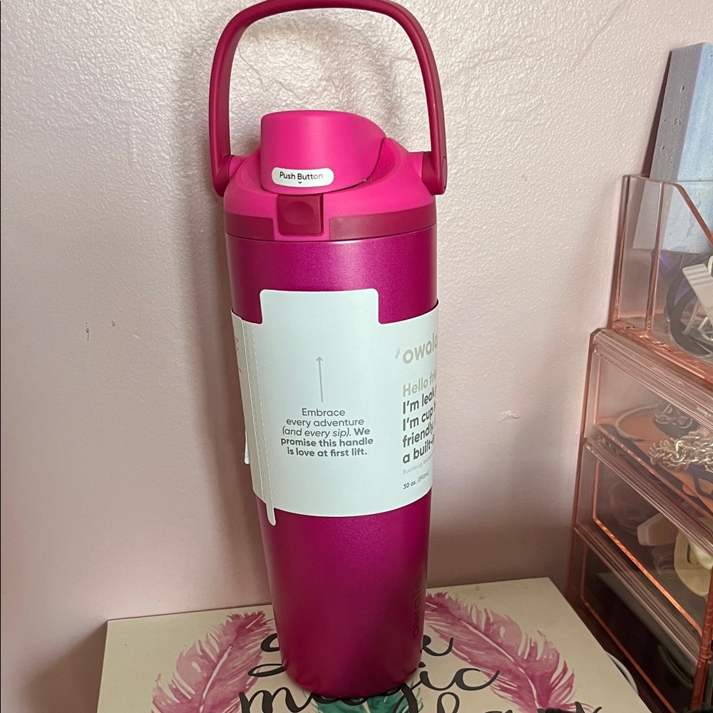 Owala Water Bottle 32 oz. Read my Lips